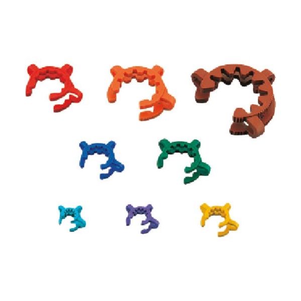 東京硝子器械 TGK ケック・クリップ KCー40 イエロー 10個 615-50-08-48 1袋(10個) 183-7598（直送品）