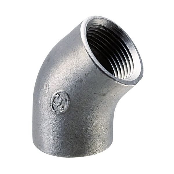 オンダ製作所 SML3型 45°エルボ Rc3/8×Rc3/8 SML3-10 1個 225-4684（直送品）