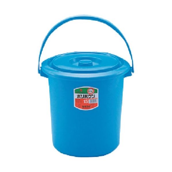 東京硝子器械 TGK ポリバケツ 10L フタ付 439-23-61-10 1組 185-9807（直送品）