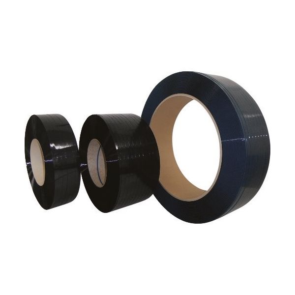 大日製罐 DIC ディックエステルバンド Sー196E 1300M 黒 1巻 215-8832（直送品）