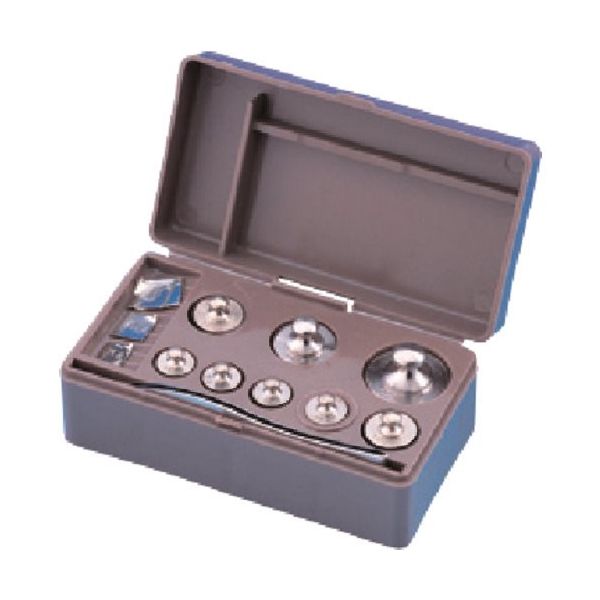 東京硝子器械 TGK 天びん用分銅 200g プラケース入り 738-65-53-02 1箱 185-0535（直送品）