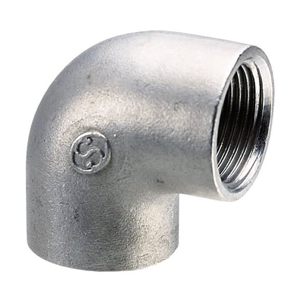 オンダ製作所 SFL4型 エルボ Rc1/2×Rc1/2 バフ品 SFL4-15B 1個 225-7750（直送品）