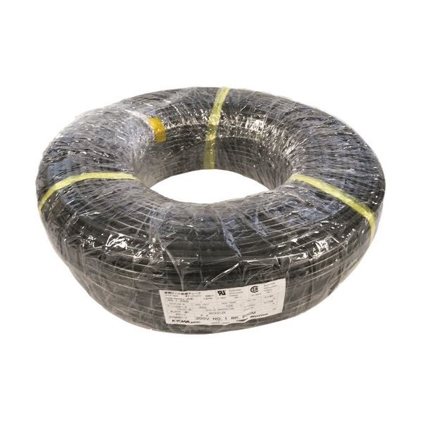 共和 ミリオン 耐熱ビニル絶縁チューブ(UL・CSA) Tー105ー2(300V 105°C) 黒 200m PYM300-7 1巻（直送品）