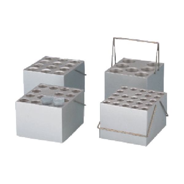 東京硝子器械 TGK 1.5mLチューブ15本用アルミブロック 692-62-76-03 1個 183-4588（直送品）