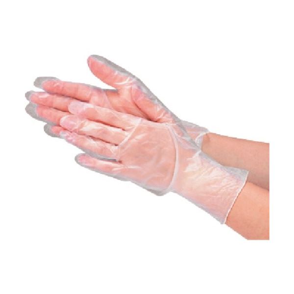 東京硝子器械 TGK FT PVC手袋ノンパウダー M 百枚 000-23-72-12 1箱(100枚) 189-0675（直送品）