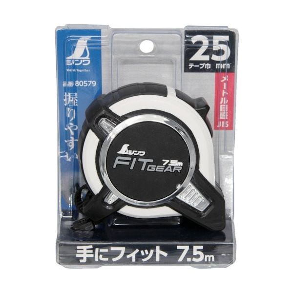シンワ測定 シンワ コンベックス フィットギア 25ー7.5m JIS 80579 1個 536-8400（直送品）