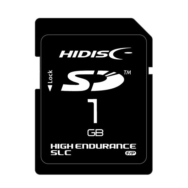 HIDISC 産業用SDカード KIOXIA製SLCチップ採用 高耐久 SDカード 1GB HDSD1GSLPJP3 1個（直送品）