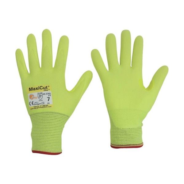 ATG エーティージー 耐切創手袋 マキシカット・ウルトラ 44ー3745FY Sサイズ 44-3745FY-S 1双 545-3889（直送品）
