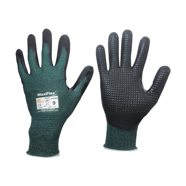 ATG エーティージー 耐切創手袋 マキシフレックス・カット 34ー8443 Lサイズ 34-8443-L 1双 545-3881（直送品）