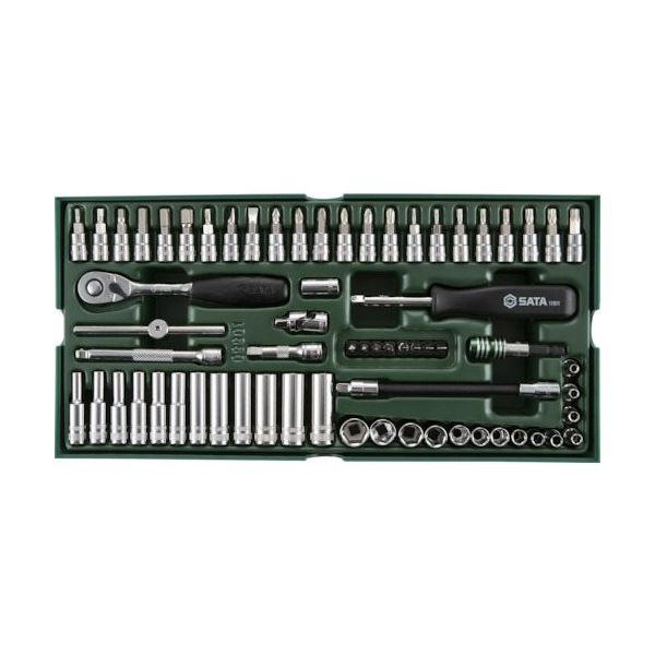 Apex Tool Group SATA ソケットレンチセット（6角タイプ）トレー入り