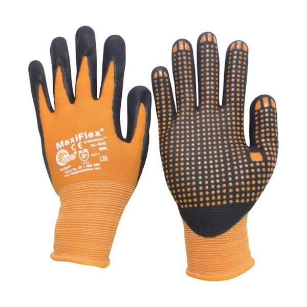 ATG エーティージー ニトリル背抜き手袋 マキシフレックス・エンデュランス 34ー848 Mサイズ 34-848-M 1双（直送品）
