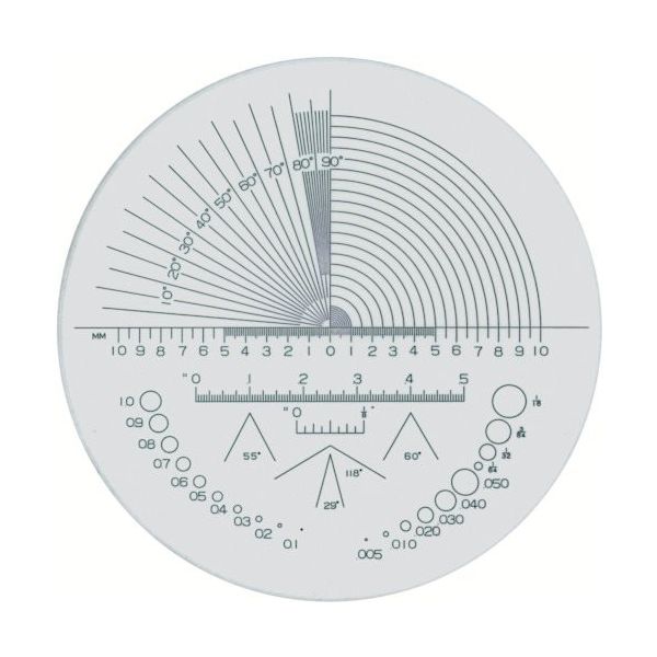 京葉光器 リーフ ガラススケール Sー102 1個 848-1821（直送品）