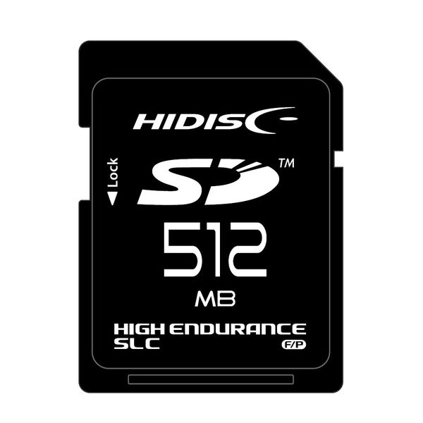 HIDISC 産業用SDカード KIOXIA製SLCチップ採用 高耐久 SDカード 512MB HDSD512MSLPJP3 1個（直送品）