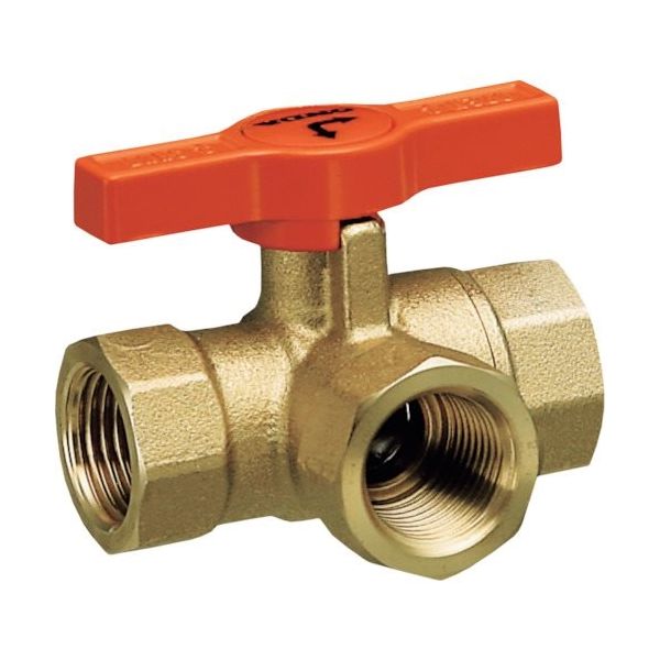 オンダ製作所 T型 Rc1/2×Rc1/2×Rc1/2 Tハンドル T-T15 1個 267-2007（直送品）