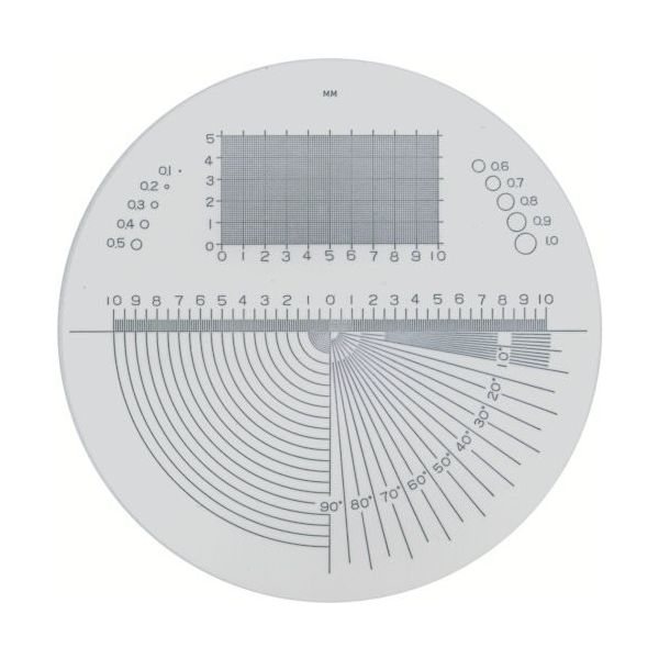 京葉光器 リーフ ガラススケール Sー204 1個 848-1833（直送品）