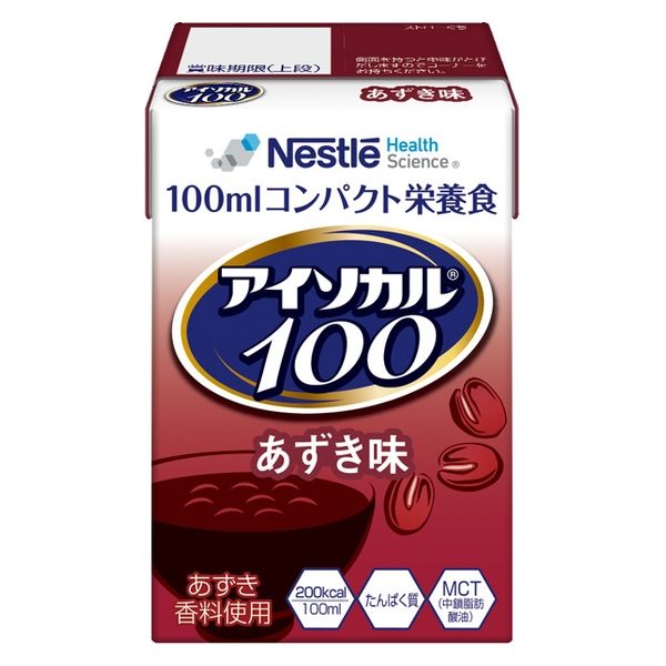 ネスレ日本 アイソカル100 100mL　あずき味 1ケース（12個入）（直送品）
