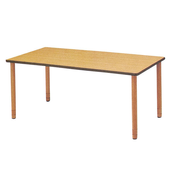 アイリスチトセ 施設用テーブル　WSHタイプ　180×90cm DWT-1890-WSH　Dブラウン DWT-1890-WSH-DBR（直送品）