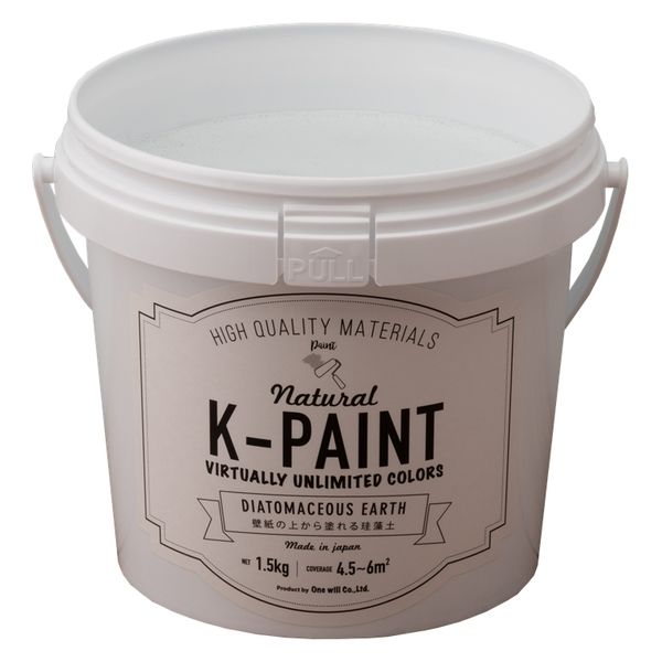 ワンウィル K-PAINT 1.5kg ベビーグリーン209358　1缶（直送品）