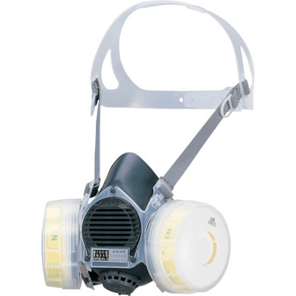 重松製作所 DR80N3(M/L)10482取替え式防塵マスクDR80N3(M/L