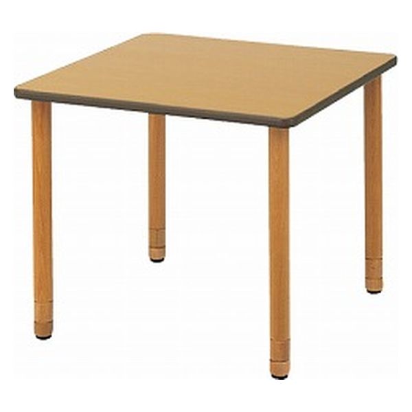 アイリスチトセ 施設用テーブル　WSHタイプ　110×110cm ナチュラル DWT-1111-WSH 1台（直送品）