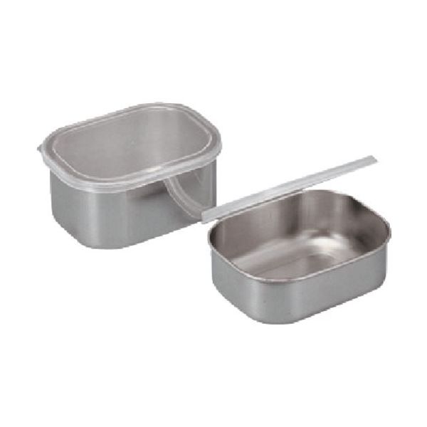 東京硝子器械 TGK 角形シール容器 SUS304製 深ー中 419-32-03-52 1個 185-8722（直送品）