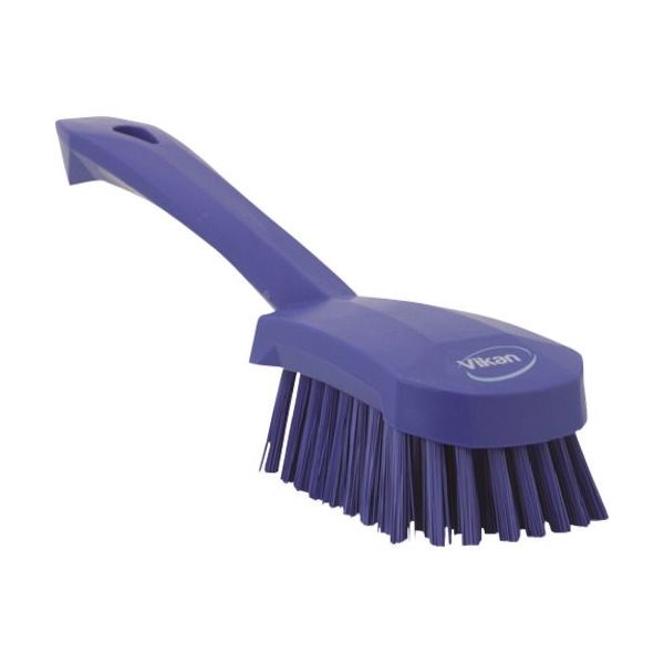 東京硝子器械 TGK ショートハンドルブラシ ハード 4192 紫 232-52-34-89 1本 190-8604（直送品）