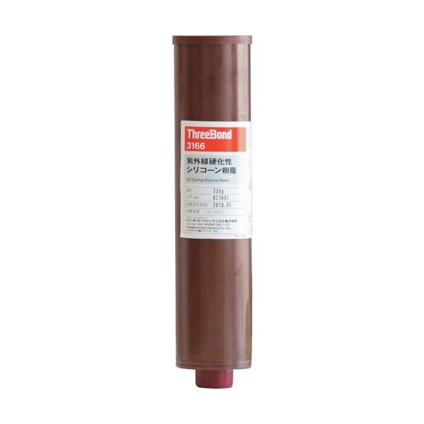 スリーボンド 紫外線硬化性シリコーン樹脂(超軟質) TB3166 1個 359-0432（直送品）