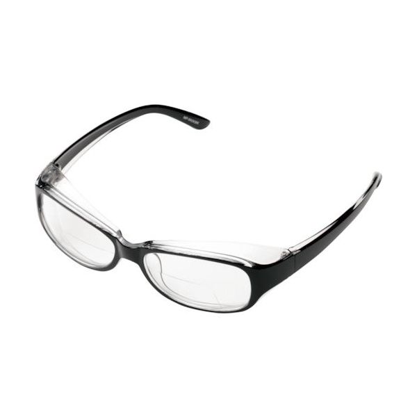 ミドリ安全 リーディンググラス MDー206(M)黒 バイフォーカル +2.5 MD-206M-BK-2.5 1個 321-9385（直送品）