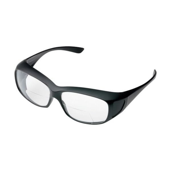 ミドリ安全 リーディンググラス MDー96 バイフォーカル オーバータイプ +1.5 MD-96-1.5 1個 321-6129（直送品）