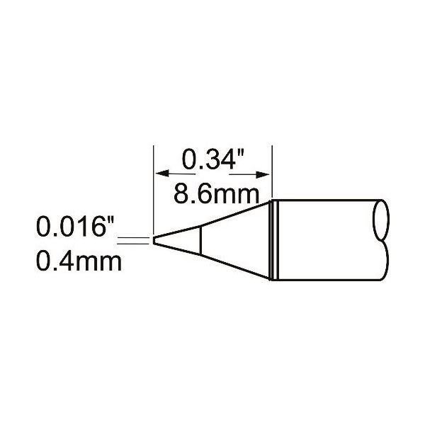 オーケー・インターナショナル メトカル Metcal MFRシリーズ チップカートリッジ SFP-CN04 1本 147-0696（直送品）