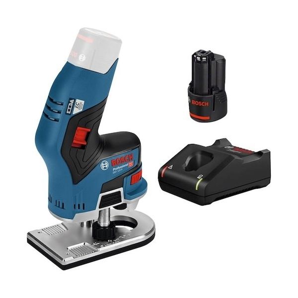 ボッシュ 10.8Vコードレストリマー+バッテリー充電器セット GKF10.8V-8HSET 1セット 521-2490（直送品）