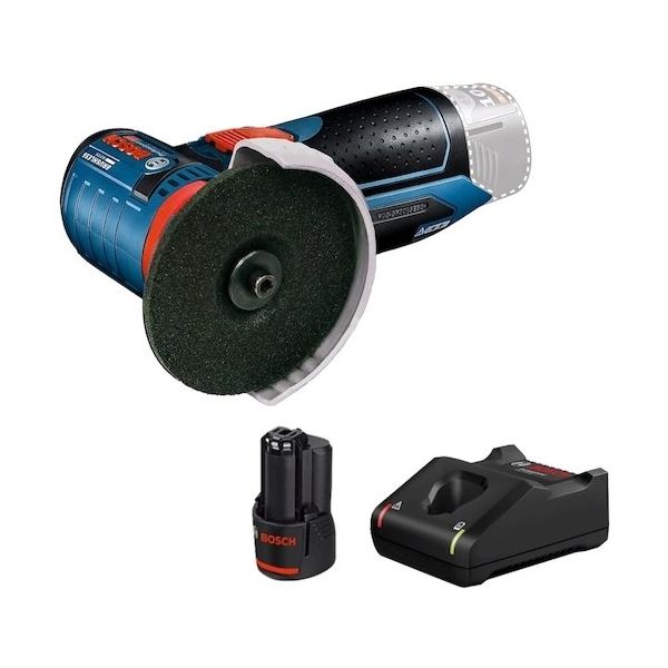 ボッシュ 10.8Vコードレスミニ研削グラインダー+バッテリー充電器セット GWS10.8V-76H2SET 1セット 521-2496（直送品）