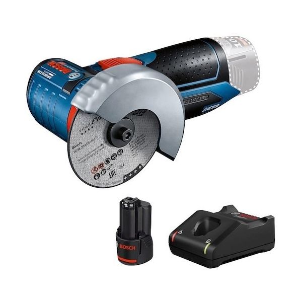 ボッシュ 10.8Vコードレスカッティンググラインダー+バッテリー充電器セット GWS10.8V-76HSET 1セット 521-2492（直送品）