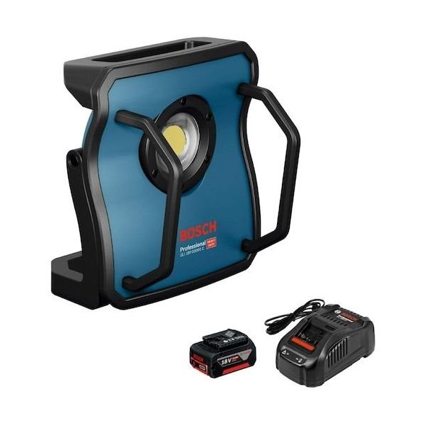 ボッシュ 18VコードレスライトLED+バッテリー充電器セット GLI18V-10000CSET 1セット 522-7329（直送品）