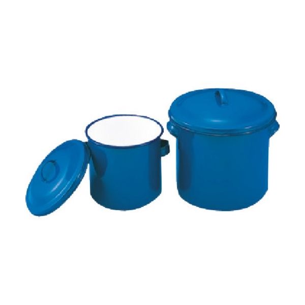 東京硝子器械 TGK ホーロータンク 手付き 蓋付き 3L 021-33-03-13 1台 190-3316（直送品）