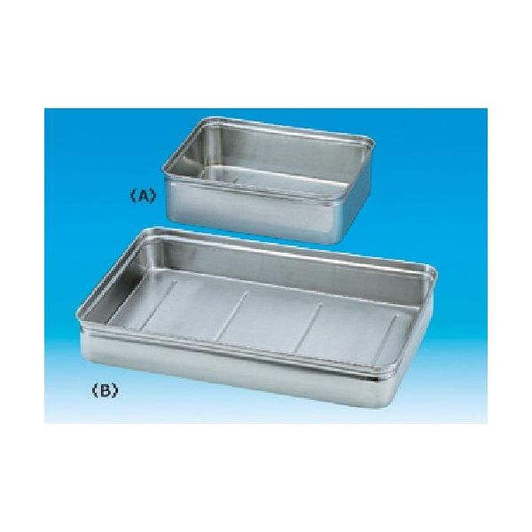 東京硝子器械 TGK 番重バット SUS304製 小 深型 419-32-06-77 1枚 186-0698（直送品）