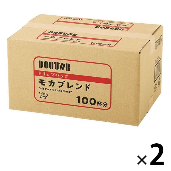 【ドリップコーヒー】ドトールコーヒー カフェタイム ドリップパック モカ 2箱（200袋入） アスクル・ロハコ限定　 オリジナル