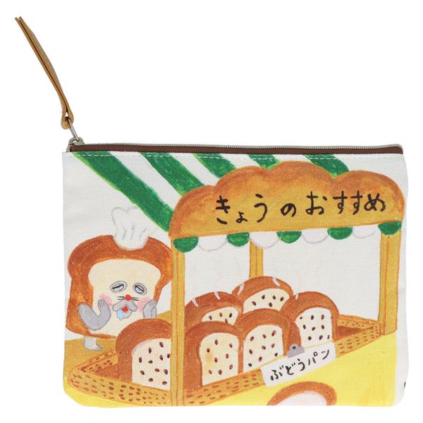 サンスター文具 フラットポーチ パンどろぼう B S2321912 1個 