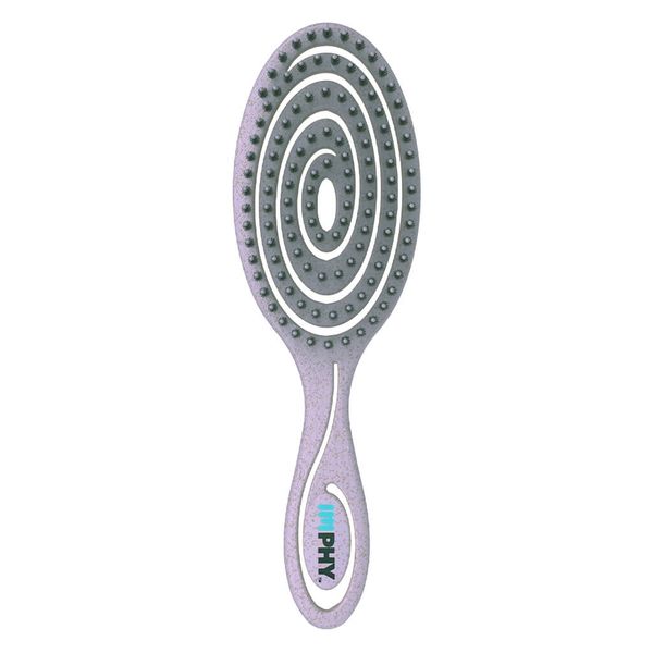 ジュート Release Hair Brush　Purple 6753 1セット(6個入)（直送品）