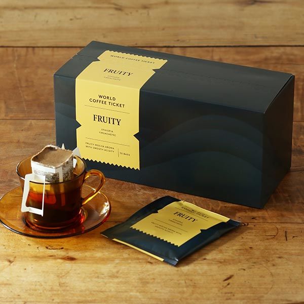 【ドリップコーヒー】世界のコーヒーチケット フルーティ 1箱（30袋入） アスクル限定・ロハコ限定 オリジナル