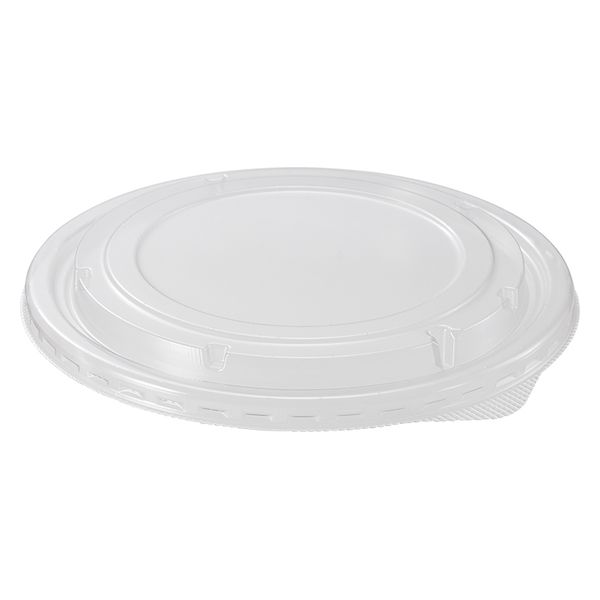 ＨＥＩＫＯ 食品容器　未晒フードカップ　透明フタ 浅型　１１００ｍｌ用 004460535 1セット(50枚入×12袋 合計600枚)（直送品）
