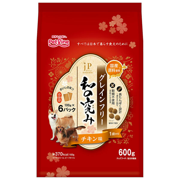 ペットライン JPスタイル 和の究み 小粒 グレインフリー チキン