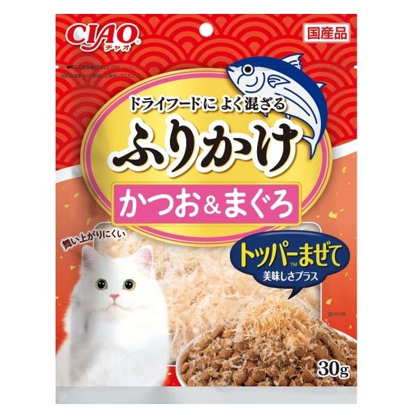 いなば CIAO チャオ かつお＆まぐろ 国産 30g 1袋 猫用 おやつ ふりかけ