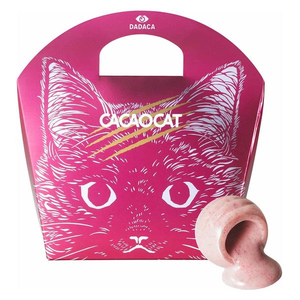 【ワゴンセール】CACAOCAT ストロベリー 5個入り 1個 DADACA ギフト プレゼント チョコレート