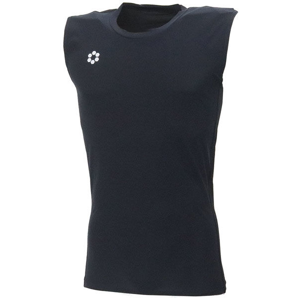sfida（スフィーダ） サッカー BP コンプレッションベースレイヤーシャツ ノースリーブ XL ブラック SA21827 1枚（直送品）