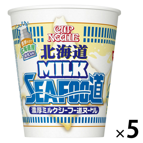 日清食品 カップヌードル 北海道濃厚ミルクシーフー道ヌードル 1セット（5個）