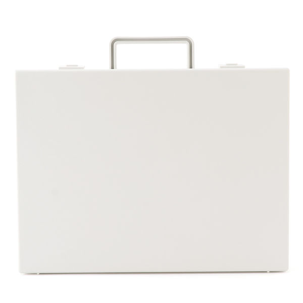 無印良品 自立収納できるキャリーケース A4用 ホワイトグレー 約縦28（持ち手含）×横32×厚さ7cm 良品計画