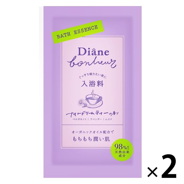 ダイアン ボヌール 入浴剤 バスエッセンス ナイトドリームティーの香り トライアル 個包装 30ml 1セット（2包）ネイチャーラボ - アスクル