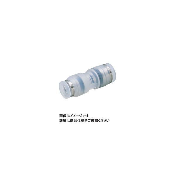 日本ピスコ チューブフィッティングPPタイプ 違径ユニオンストレート PPG12ー10 PPG12-10 1セット(3個)（直送品）