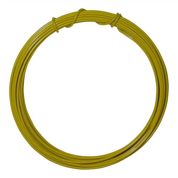 和気産業 カラーワイヤー 黄 #16×6m HW-115 1セット(2巻)（直送品）